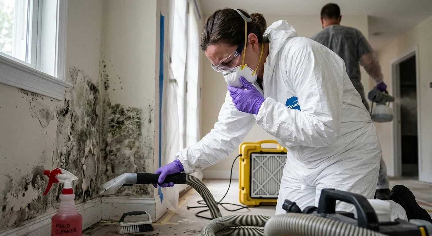Professional mold removal work - How does untreated mold affect health?